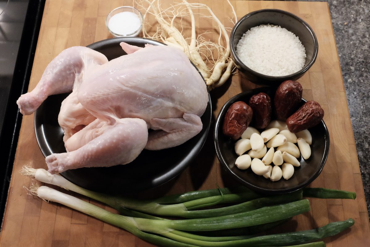 samgyetang ingredients