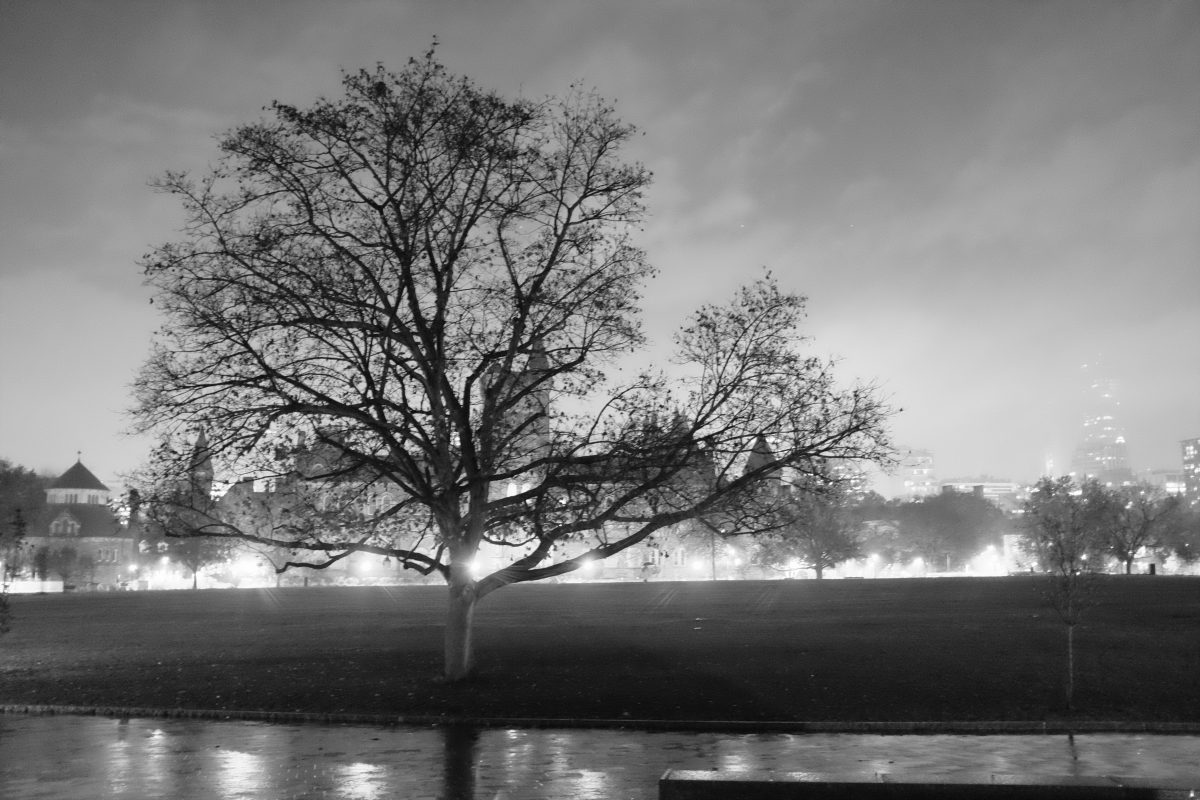 University of Toronto at night 