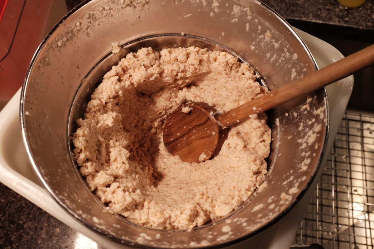 jigemi: the leftover solids from brewing makgeolli 