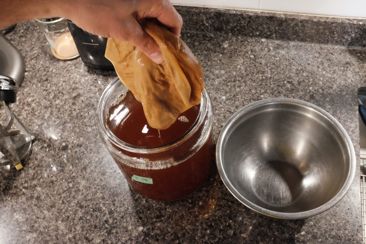 removing scoby