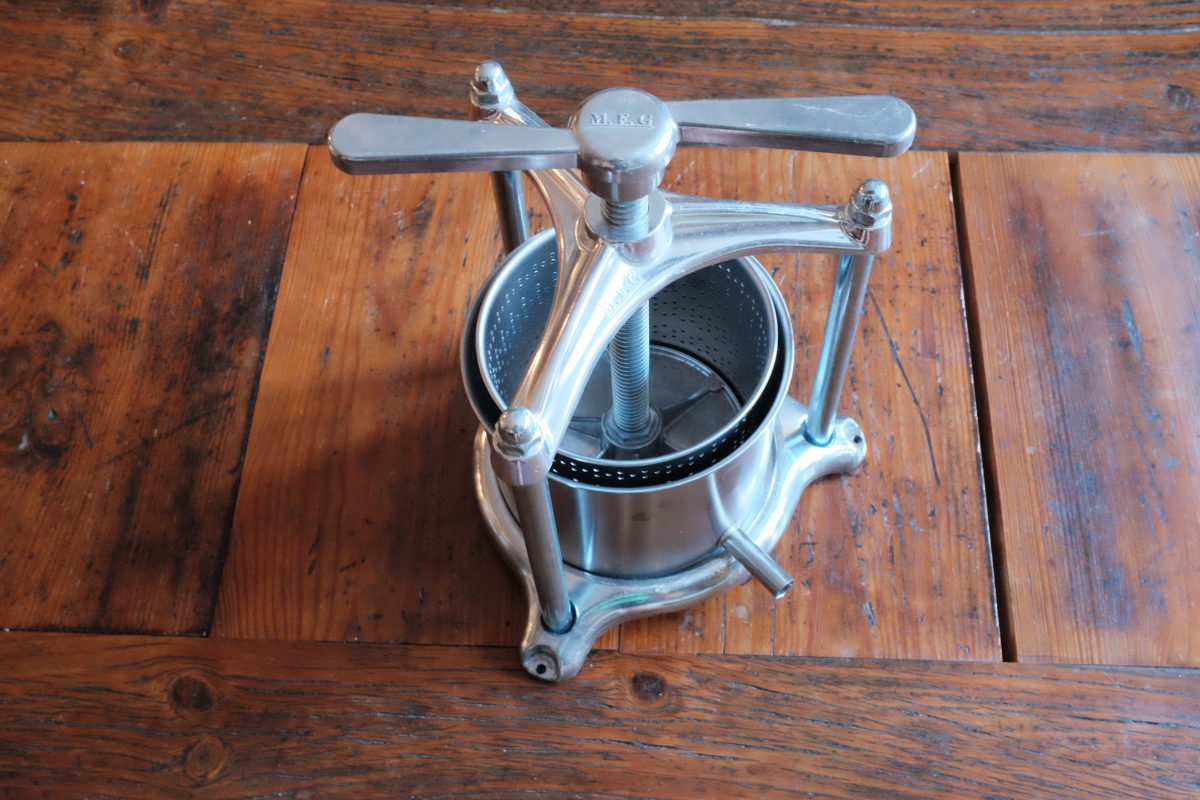 this is a fruit press or a torchietto